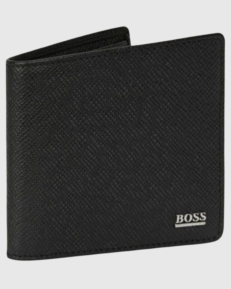 HUGO BOSS MENS BIFOLD WALLET MONIST WITH CREDIT CARDS NOTES NEW